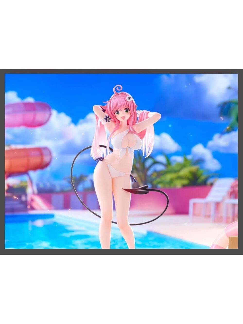 FuRyu To Love-Ru Darkness Lala Satalin Deviluke Figure White Swimsuit New Anime